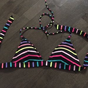 Victoria Secret Striped Bathing Suit Top